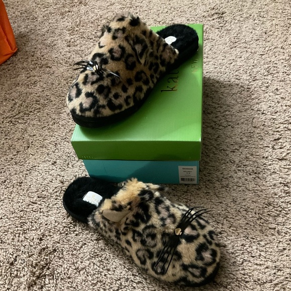 kate spade Shoes - Kate spade leopard slippers